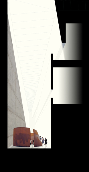 A rendering from a recent proposal by Peter Cardew for an underground expansion to the gallery.