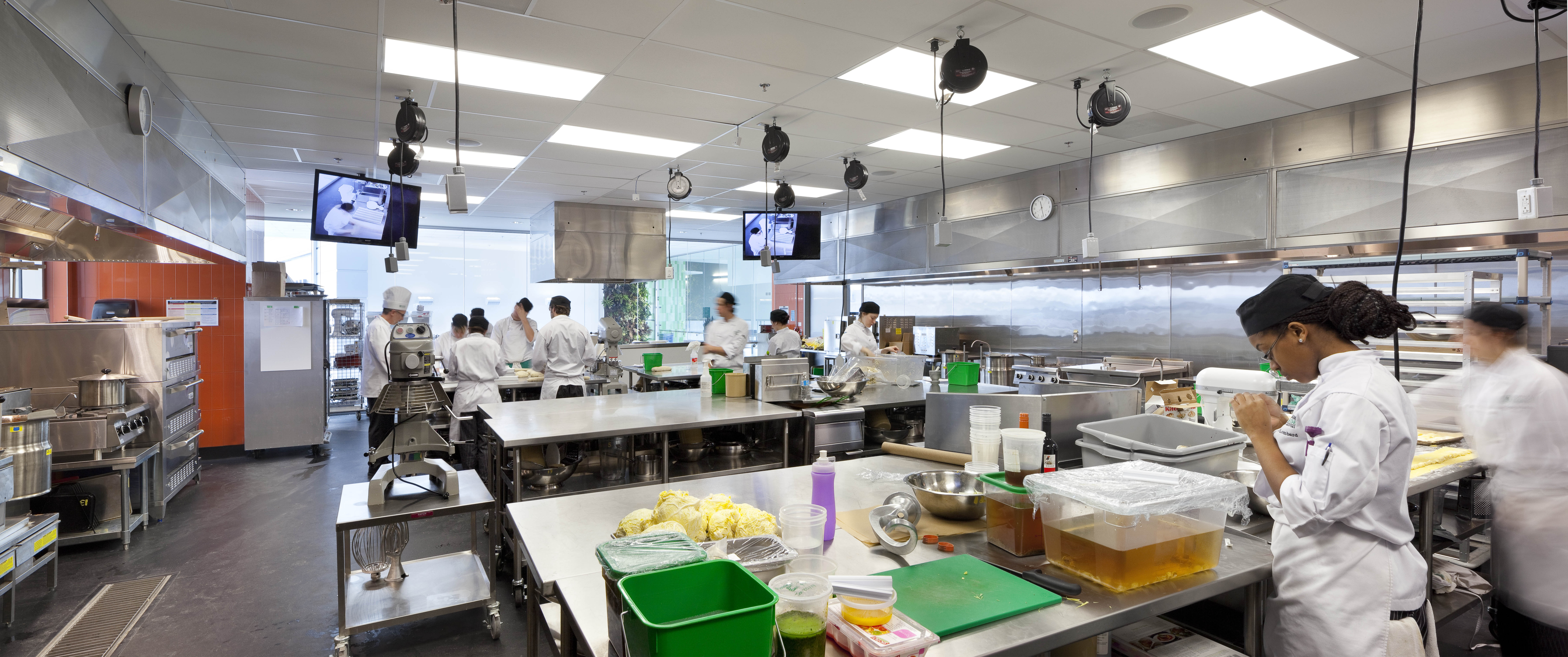 Fully-equipped training studios prioritize hands-on learning.
